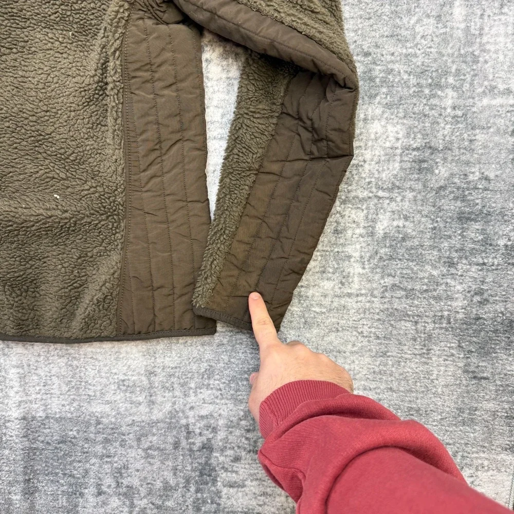 Y2K Patagonia Synchilla Retro-X Jacket Womens Medium Brown Deep Pile Sherpa 2008